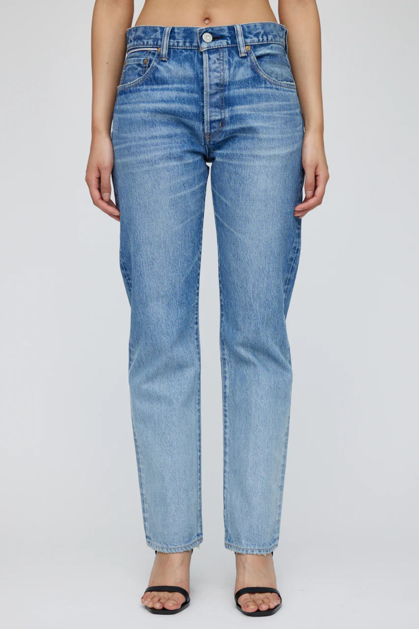 Moussy Sahlen Straight Jean Stylish High-Waist Jeans