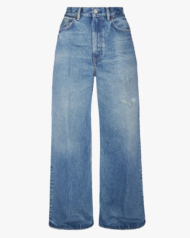 2022 Vintage Blue Jean Fashionable Bootcut Jeans