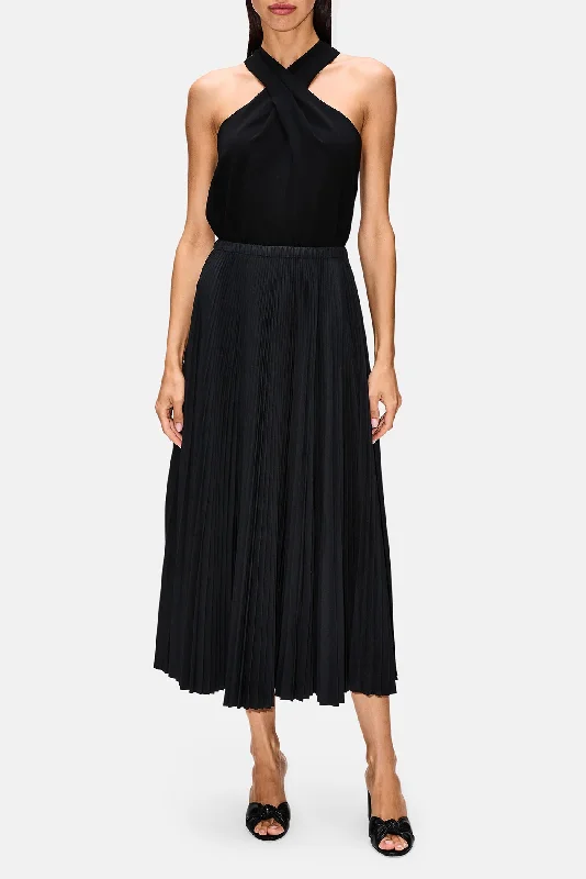 Violet Skirt Black chiffon skirt lightweight