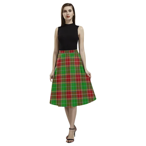 Baxter Modern Tartan Aoede Crepe Skirt velvet skirt glossy