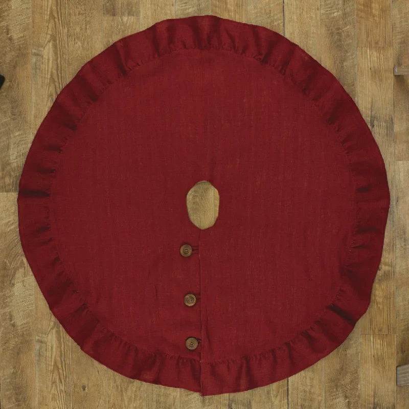 Jute Burlap Tree Skirt - 24" - Red Park Designs velvet skirt luxurious