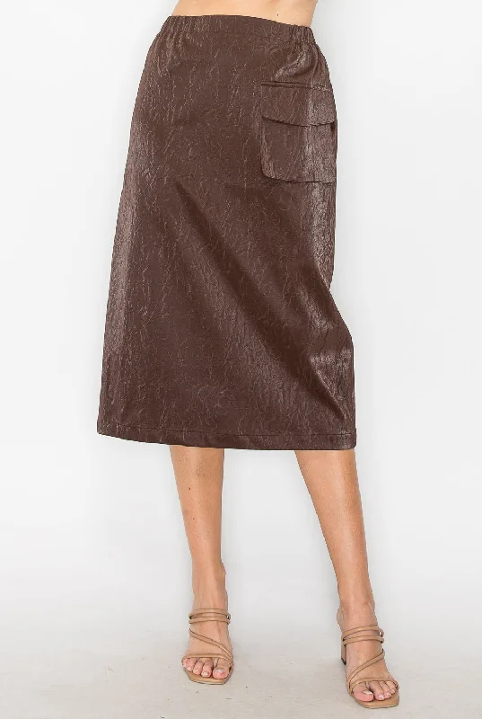 Lori Leather Skirt leather skirt sleek