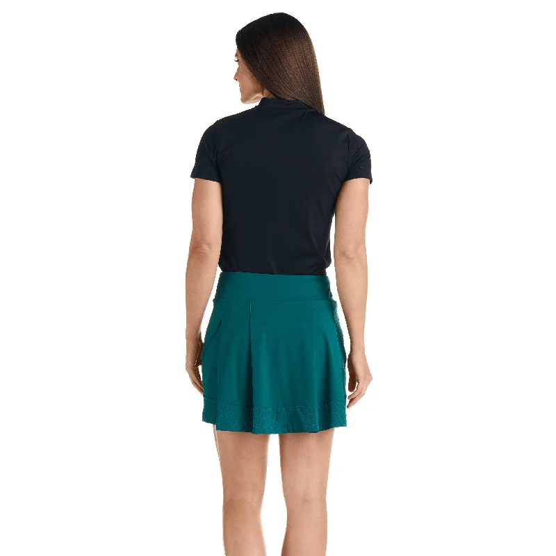 Opal Teal Skort - FINAL SALE wool skirt thick