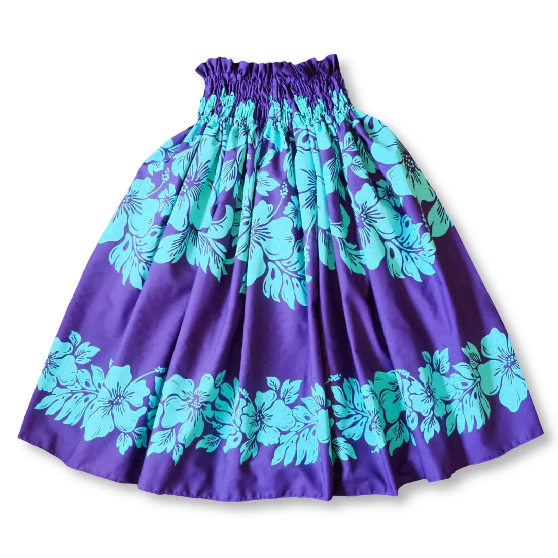 Purple Kawehi Single Pa'u Hawaiian Hula Skirt mini skirt trendy